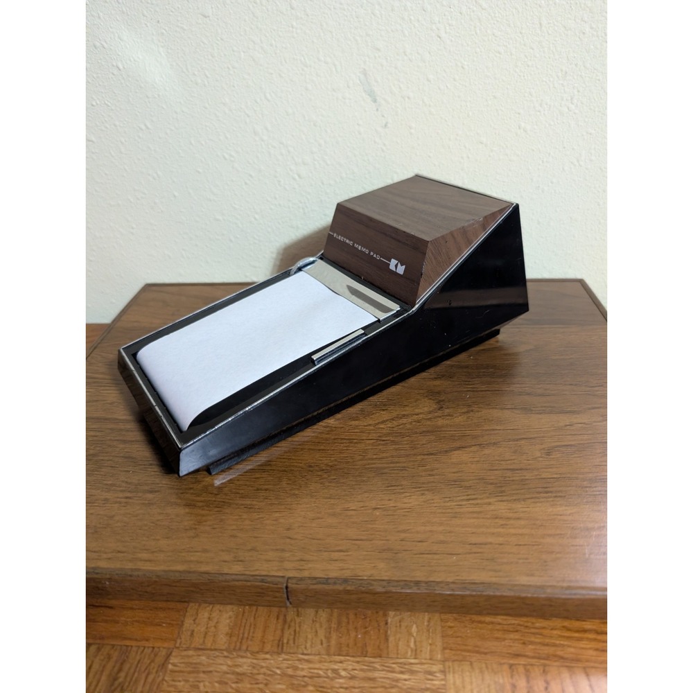 VTG Working Cordless Electric Memo Pad Dispenser MCM Ketcham & McDougall